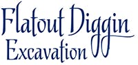 Logo of Flatout Diggin Bobcat Services