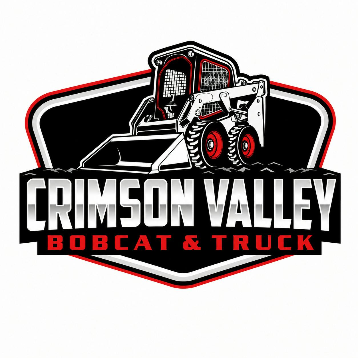 Logo of Crimson Valley Bobcat and Truck