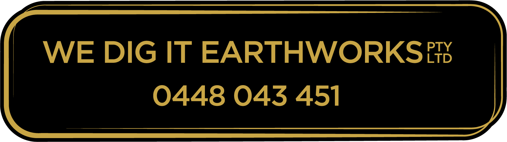 Logo of WE DIG IT EARTHWORKS PTY LTD
