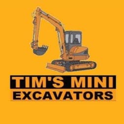 Logo of Tim's Mini Excavators 