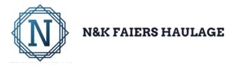 Logo of N&K Faiers Haulage