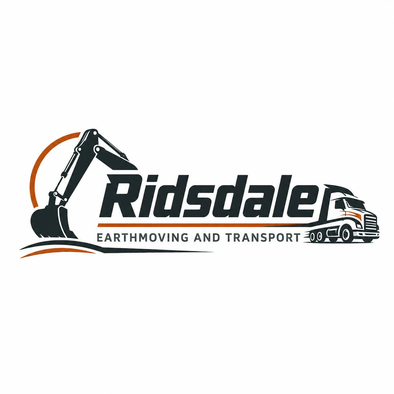 Logo of Ridsdale earthmoving and transport
