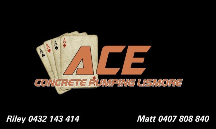 Logo of Ace concrete pumping