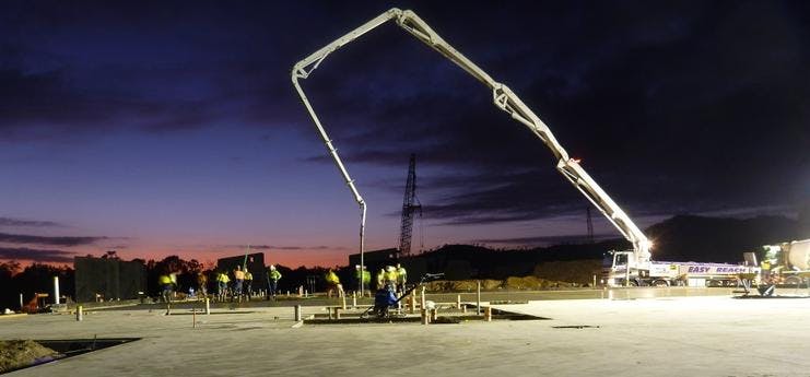 Logo of Easy Reach Concrete Pumping