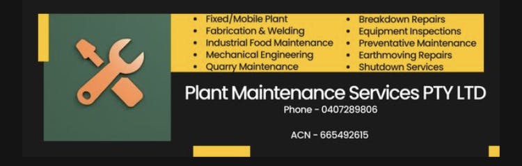 Logo of Plant Maintenance Services PTY LTD