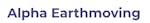 Logo of Alpha Earthmoving