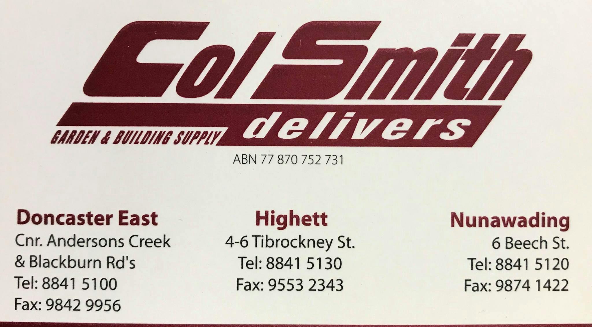 Logo of Col Smith Garden & Building Supplies