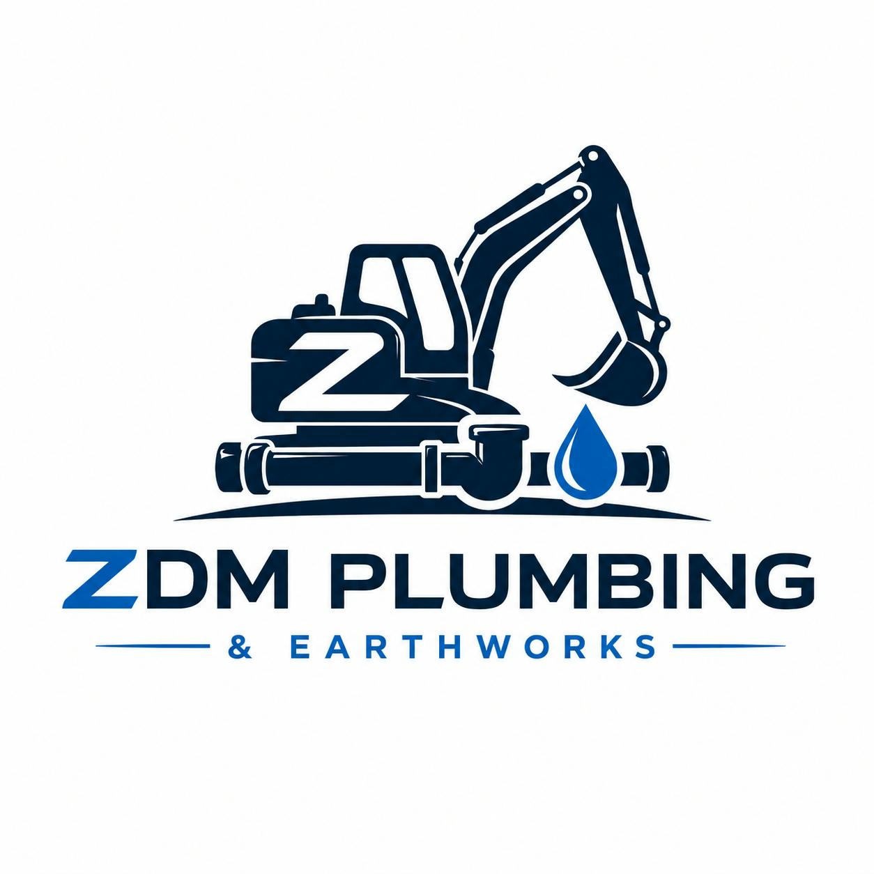 Logo of Zdm plumbing & earthworks