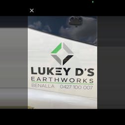 Logo of Lukey Ds Earthworks