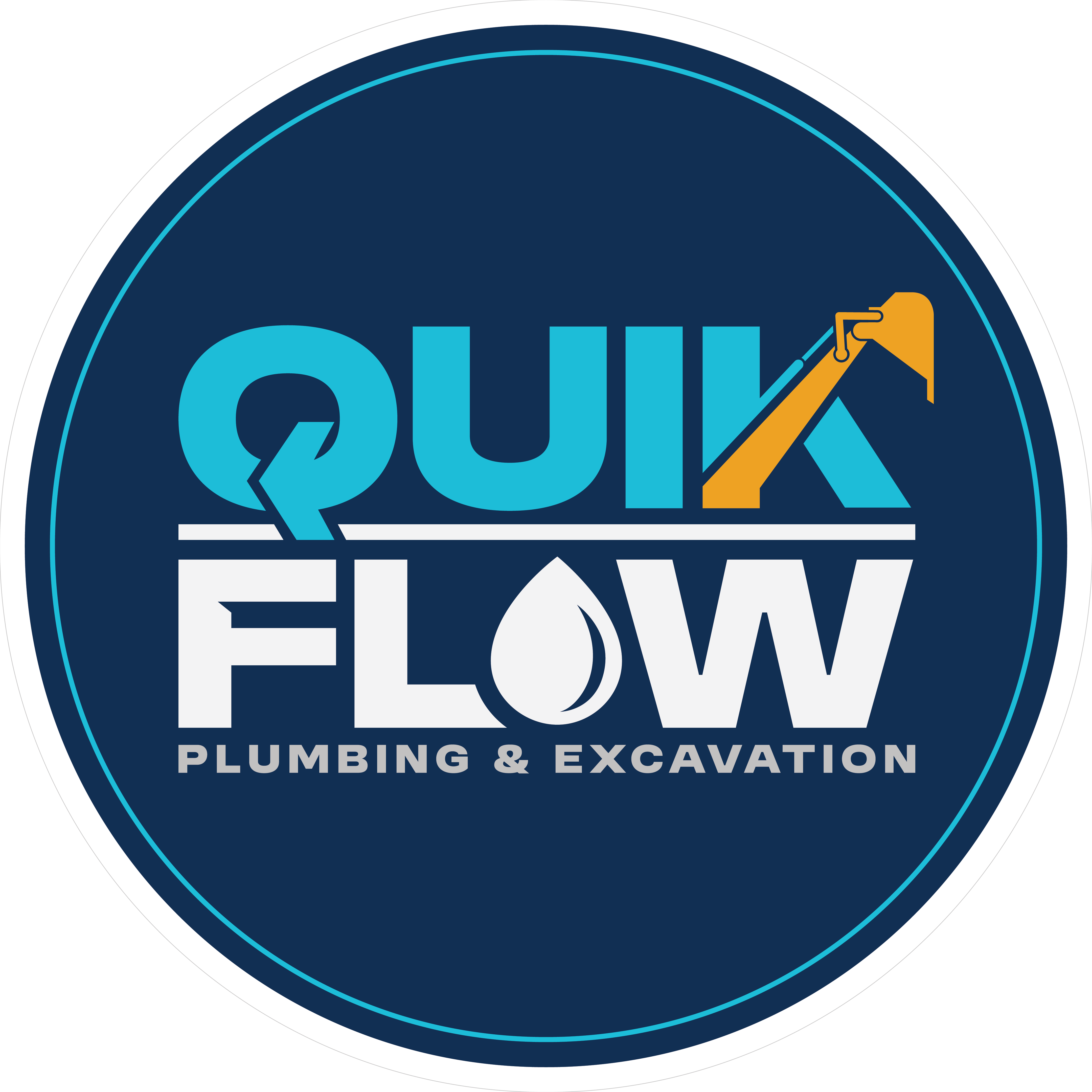 Logo of Quik Flow Plumbing & Excavation Pty Ltd