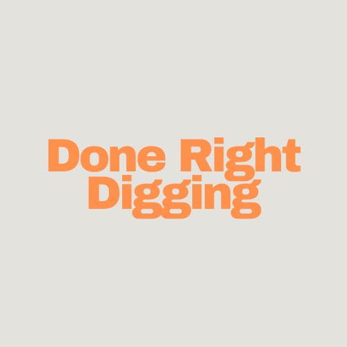 Logo of Done Right Digging