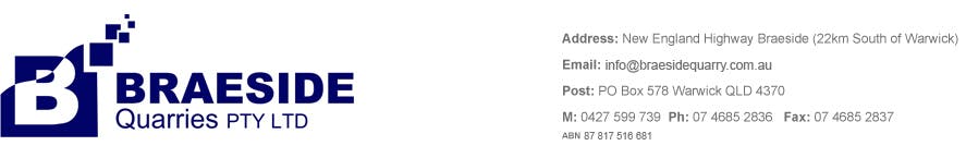 Logo of Braeside Quarries Pty Ltd