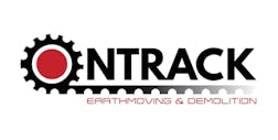 Logo of ONTRACK Earthmoving & Demolition