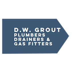 Logo of D.W. Grout Plumbers, Drainers & Gasfitters