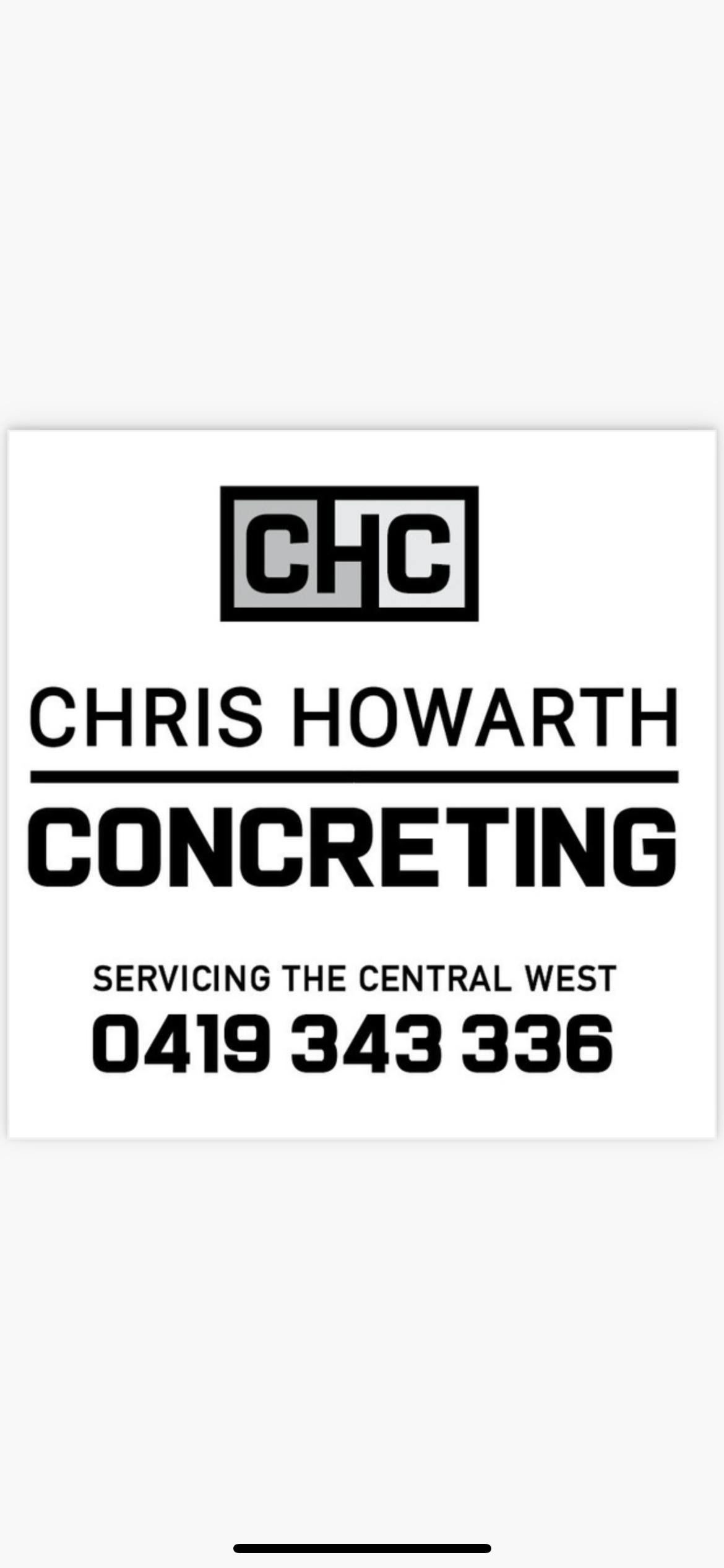 Logo of C howarth Concreting Pty Ltd