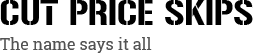 Logo of Cut Price Skips