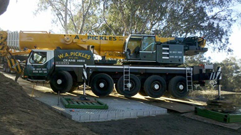 W A Pickles Crane Hire Pty Ltd NSW featured image