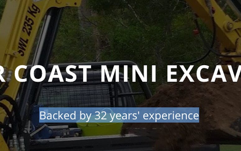 Fraser Coast Mini Excavation featured image